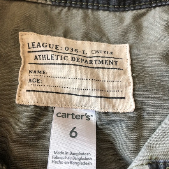 Carters boys camouflage jacket. Button up - Picture 5 of 8